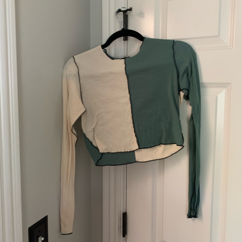 Adika colorblock long sleeve shirt